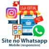 Site Mobile para InstaShop e Whatsapp Ipatinga